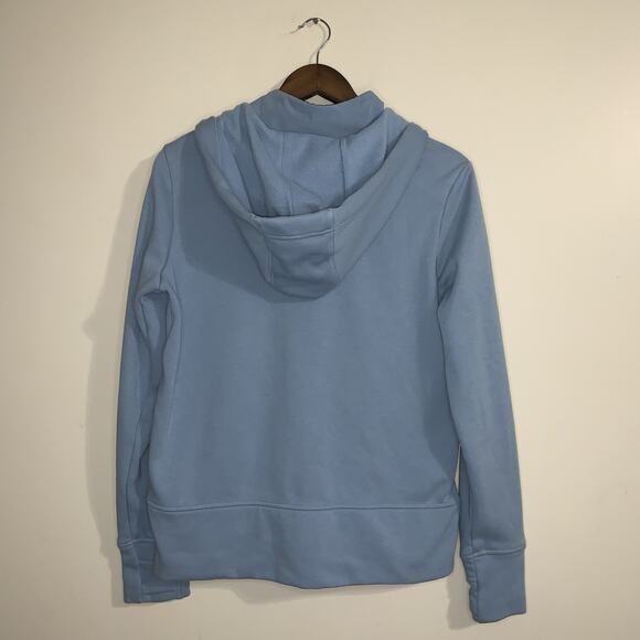 90 Degree By Reflex Blue Hoodie Sweater Jacket Women Zipper Pocket Size M - Picture 3 of 9